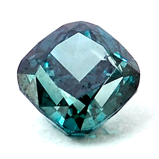 0.33 Blue Diamond Cushion Loose Diamond