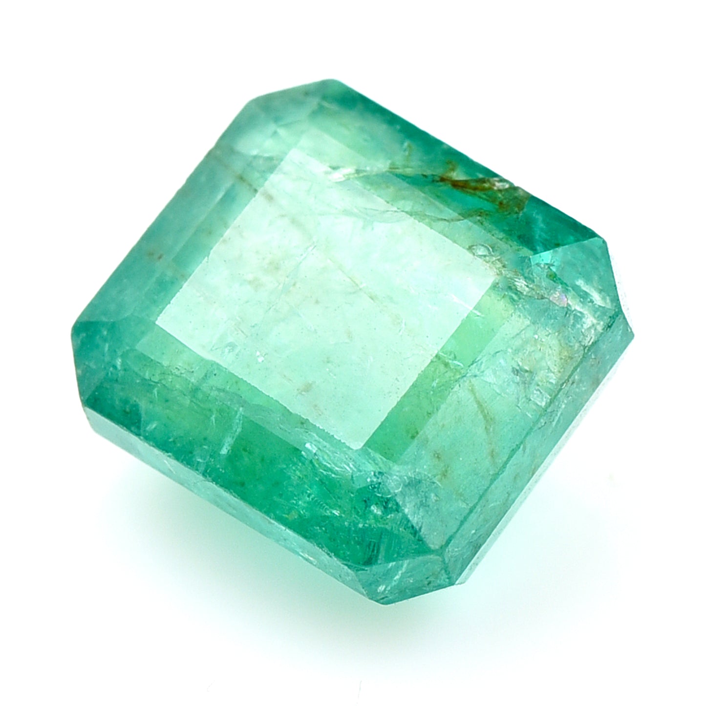 4.11 Natural Beryl Emerald Emerald Cut Gemstone