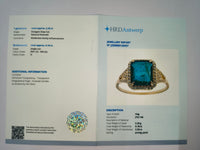 2.51 Ct Octagon Natural Emerald 14K Gold Ring
