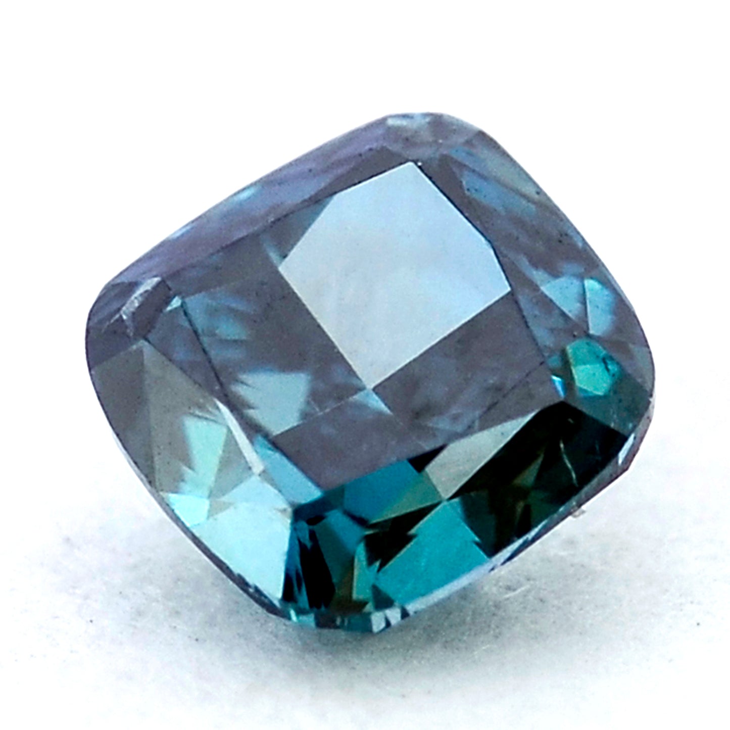 0.32 Blue Diamond Cushion Loose Diamond