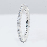 2.10 Ct Round Cubic Zirconia 925 Sterling Silver Ring