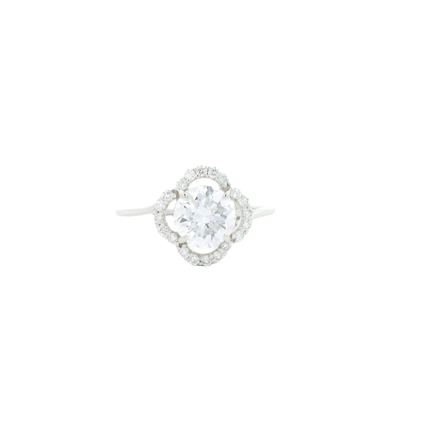 1.76 Carats Lab Grown Diamond 14K Gold Ring