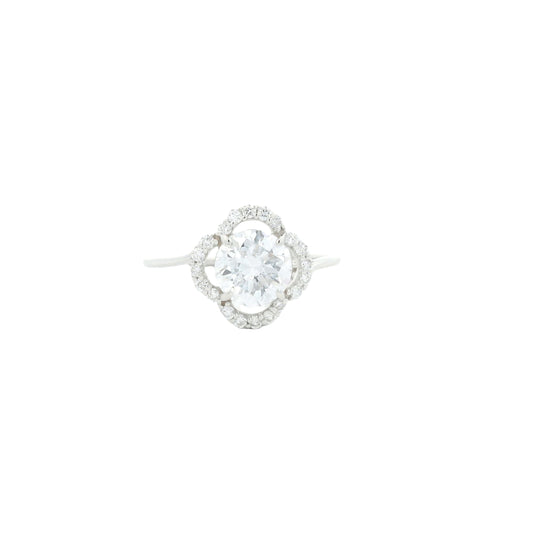 1.76 Carats Lab Grown Diamond 14K Gold Ring