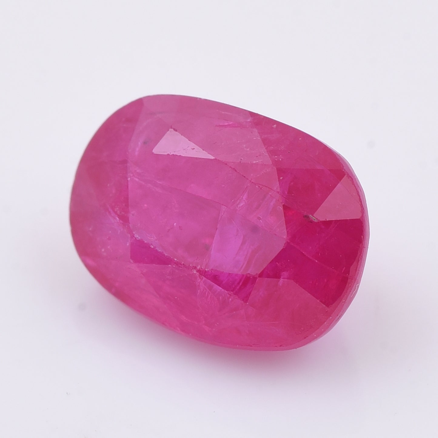 2.37 Natural Corundum Ruby Rectangular Cushion Mixed Cut Gemstone