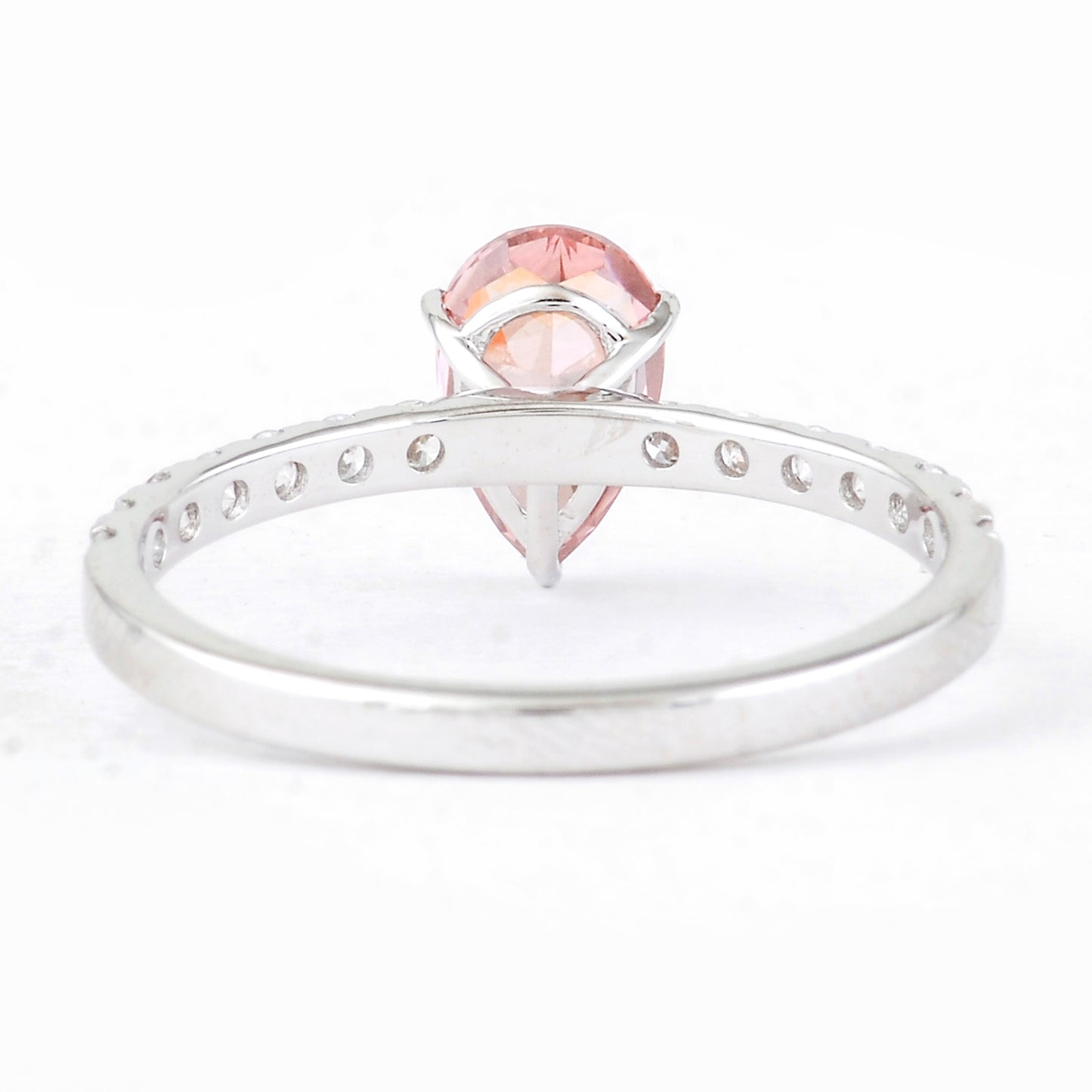 1.34 Carats Pink Lab Grown Diamond 14K Gold Ring