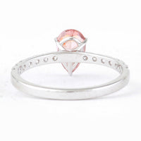 1.34 Carats Pink Lab Grown Diamond 14K Gold Ring