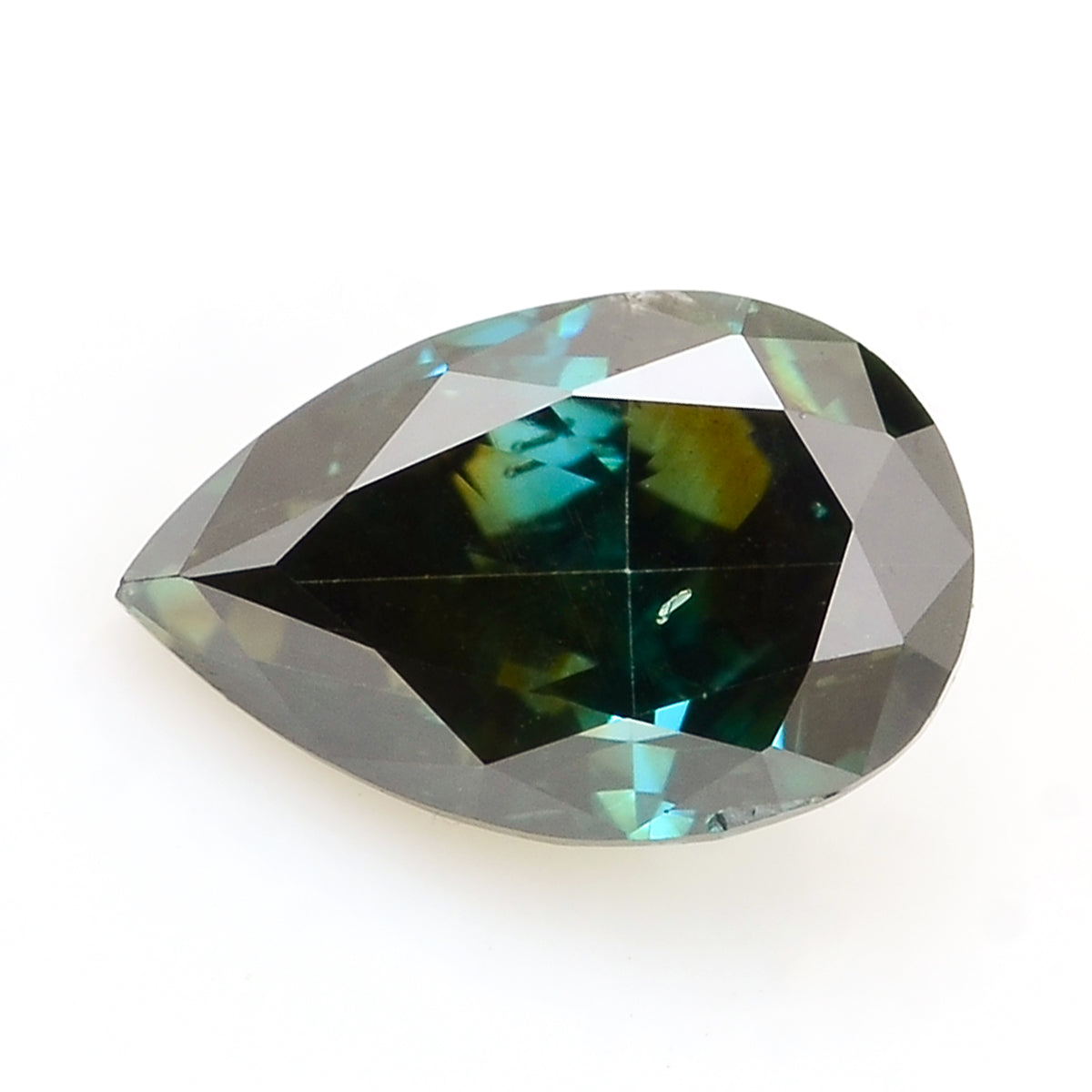 0.25 Blue Diamond Pear Loose Diamond