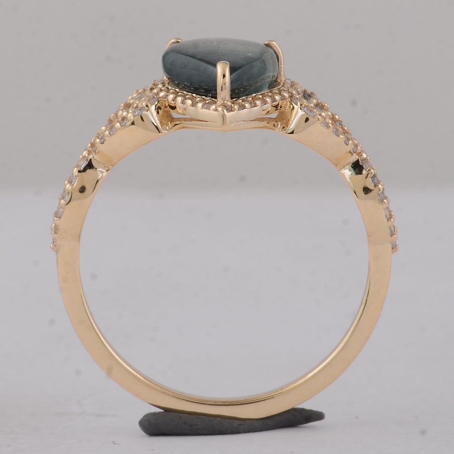 1.84 Ct Pear Tourmaline 9K Gold Ring