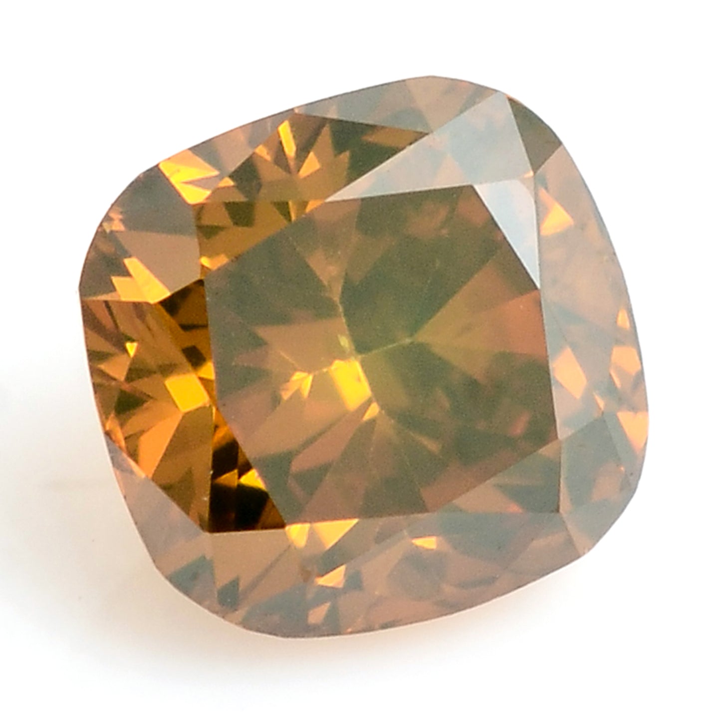 0.31 Carat Red Diamond Cushion Loose Gemstone