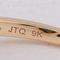 4.14 Ct Oval Sapphire 9K Gold Ring