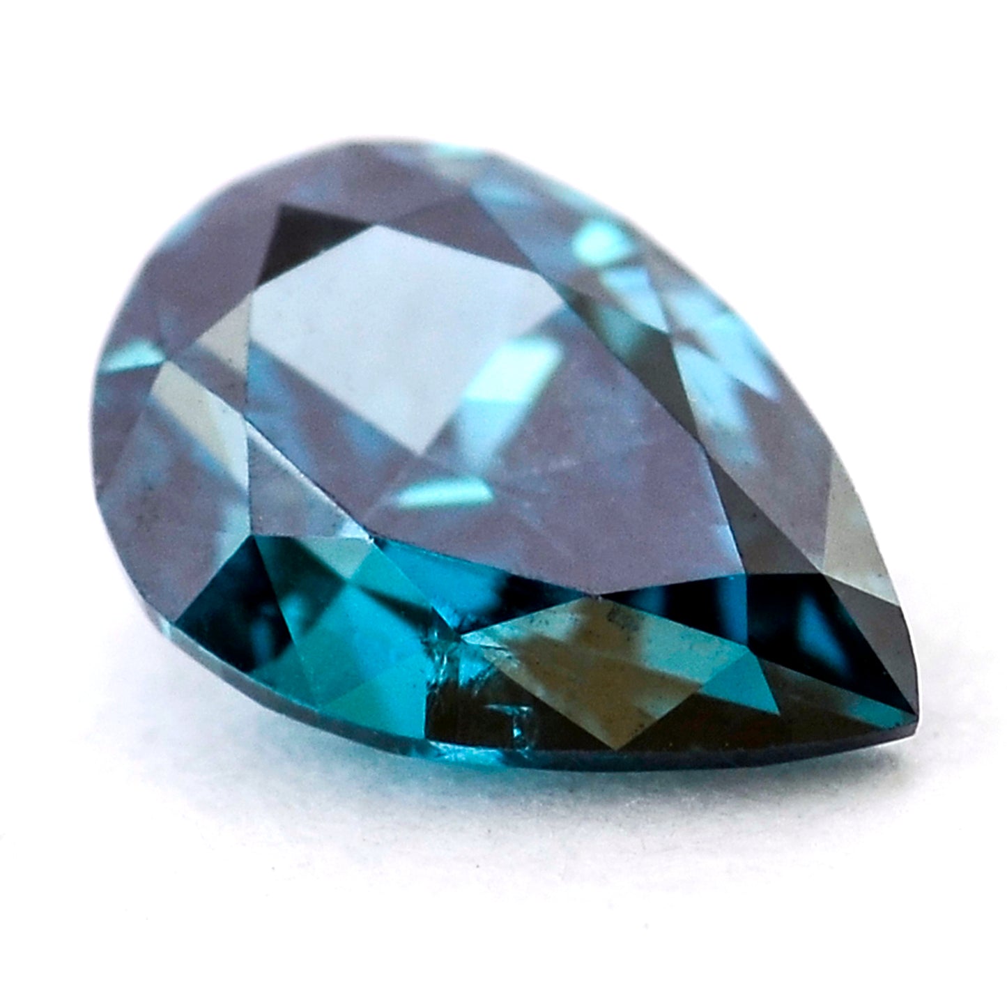 0.4 Blue Diamond Pear Loose Diamond