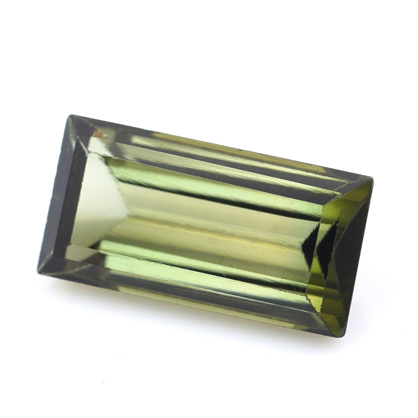 4.58 Natural Tourmaline Verdelite Rectangular Step Cut Gemstone