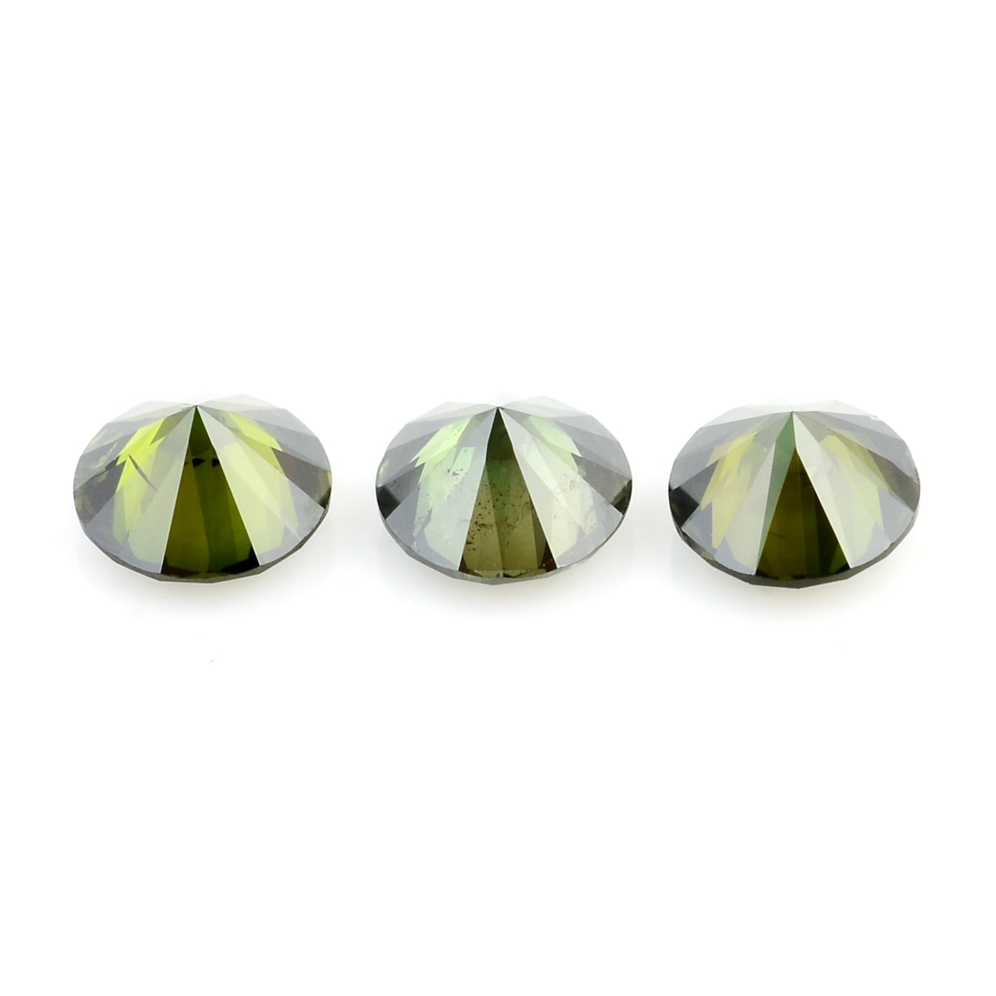 0.51 Green Diamond Round Loose Gemstone