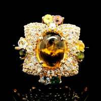 2.40 Ct Oval Tourmaline 14K Gold Ring