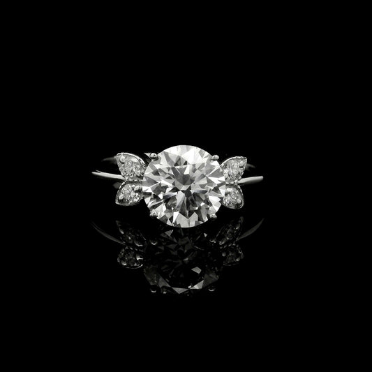 2.11 Carats Lab Grown Diamond 14K Gold Ring