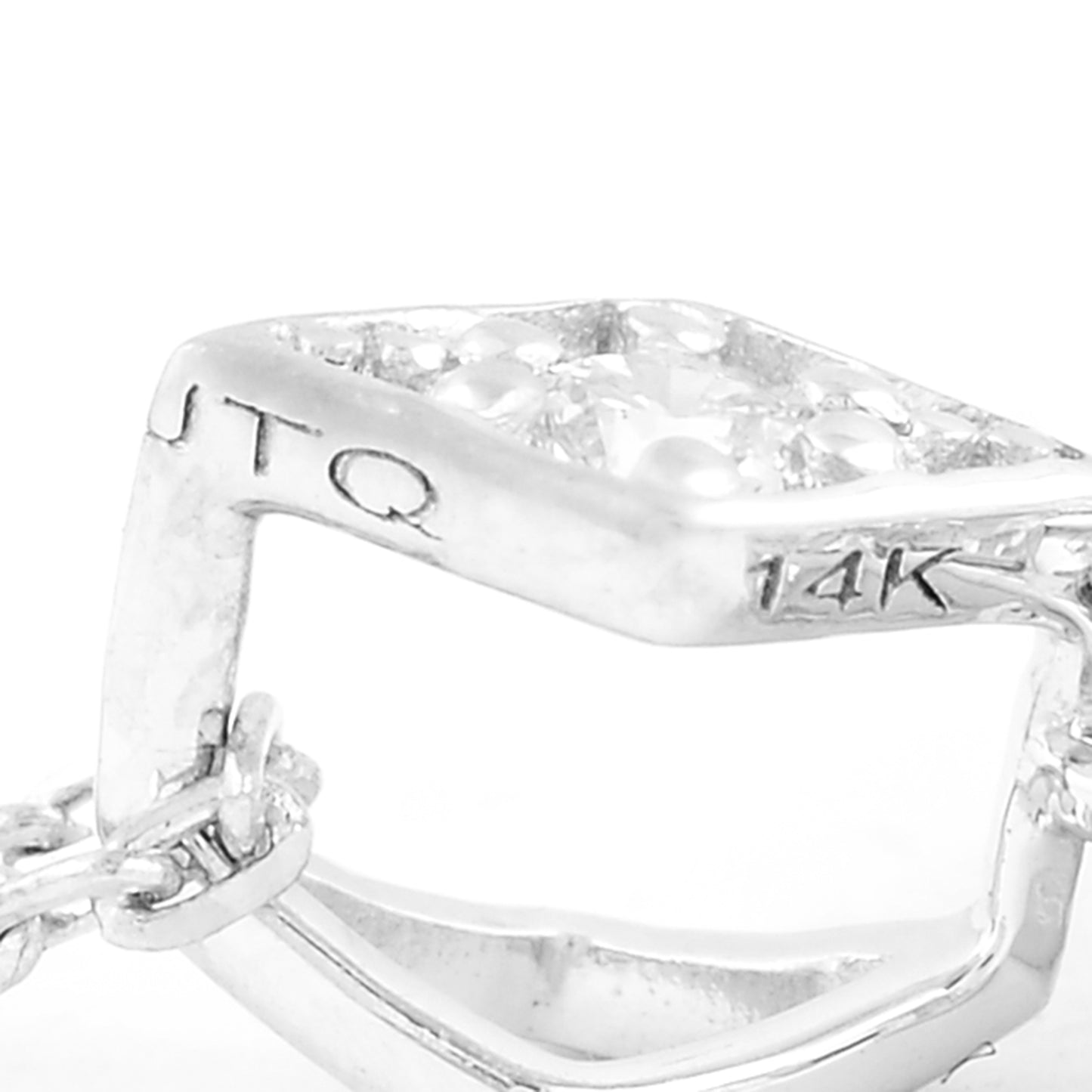 2.94 Carats Lab Grown Diamond 14K Gold Pendant