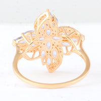 1.53 Ct Marquise Tanzanite 14K Gold Ring