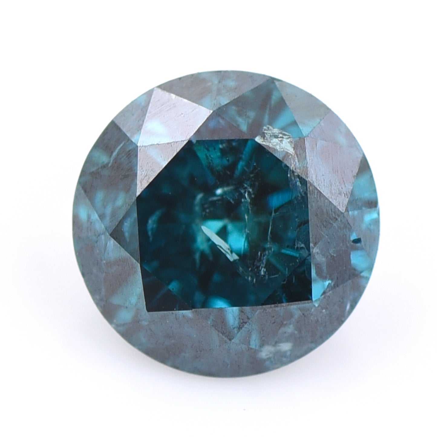 0.37 Blue Diamond Round Loose Diamond