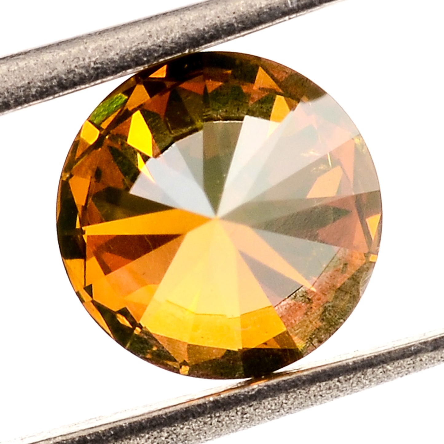 0.38 Red Diamond Round Loose Gemstone