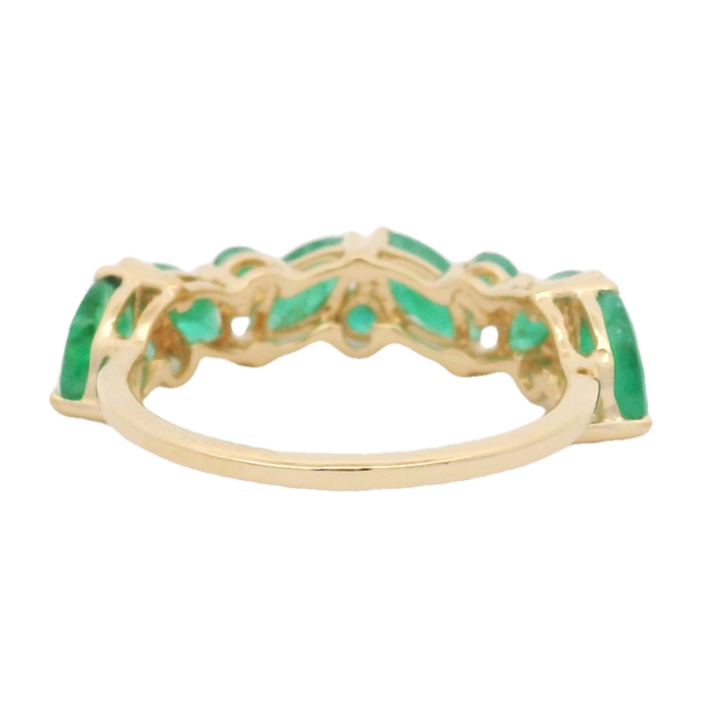 1.80 Ct Marquise Emerald 14K Gold Ring