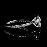 2.26 Carats Lab Grown Diamond 14K Gold Ring