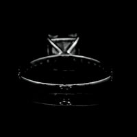 3.27 Carats Lab Grown Diamond 14K Gold Ring