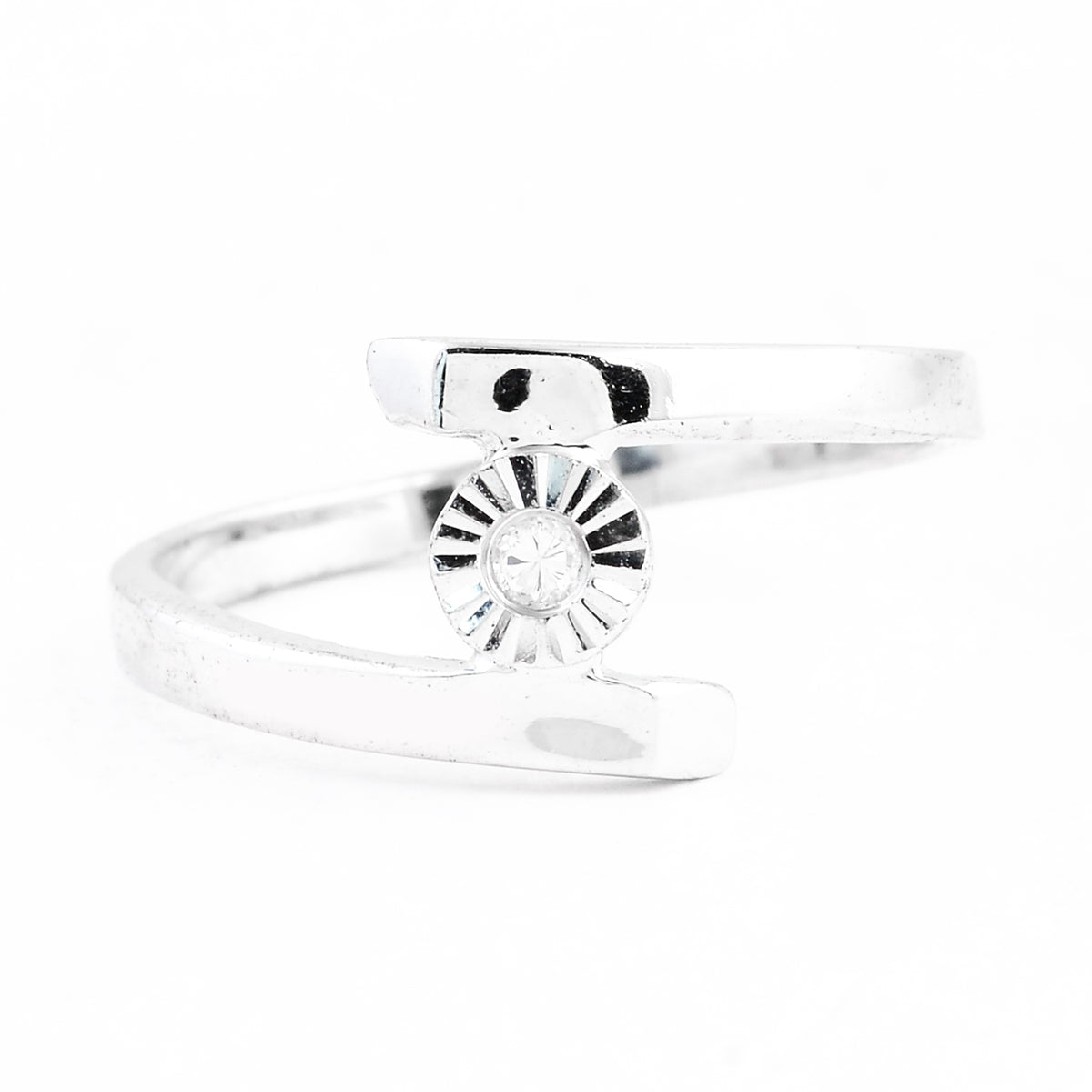 0.17 Ct Cubic Zirconia 925 Sterling Silver Ring
