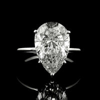 4.07 Carats Lab Grown Diamond 14K Gold Ring