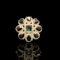 2.01 Ct Square Tourmaline 14K Gold Ring