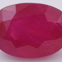 1.57 Natural Corundum Ruby Oval Mixed Cut Gemstone