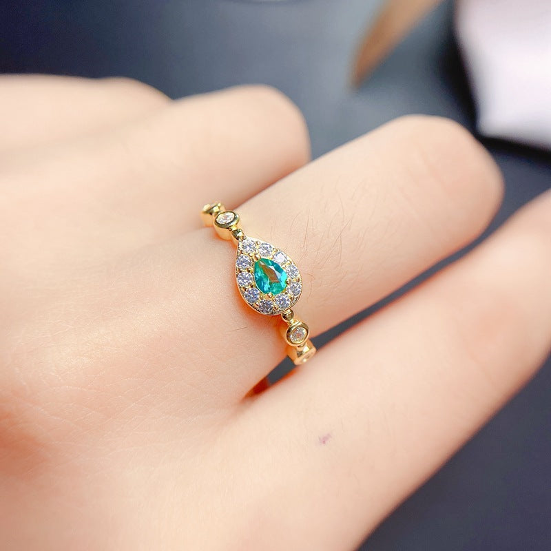 Blue Topaz 925 Sterling Silver Ring