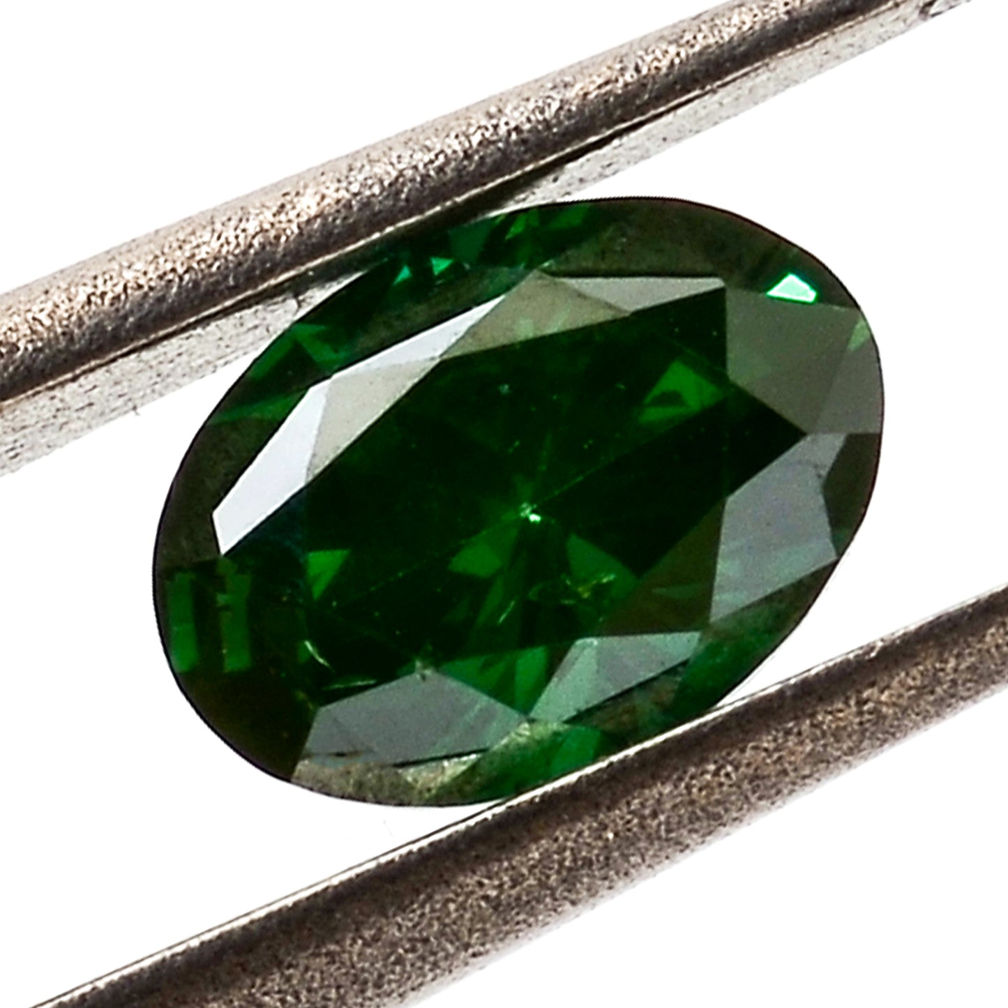 0.35 Green Diamond Oval Loose Diamond