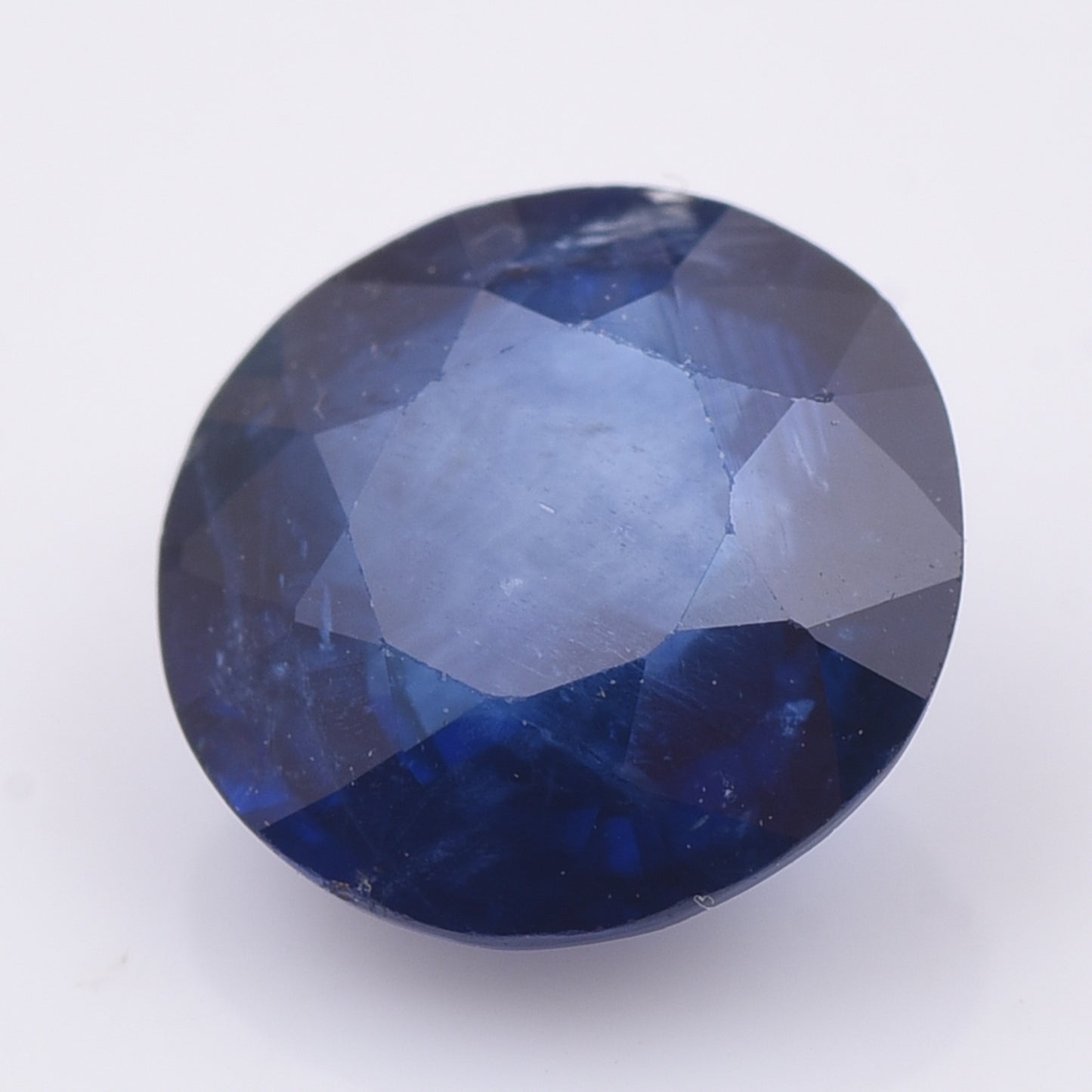 1.64 Natural Corundum Sapphire Round Mixed Cut Gemstone