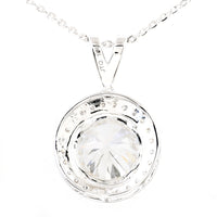 2.98 Carats Lab Grown Diamond 14K Gold Pendant