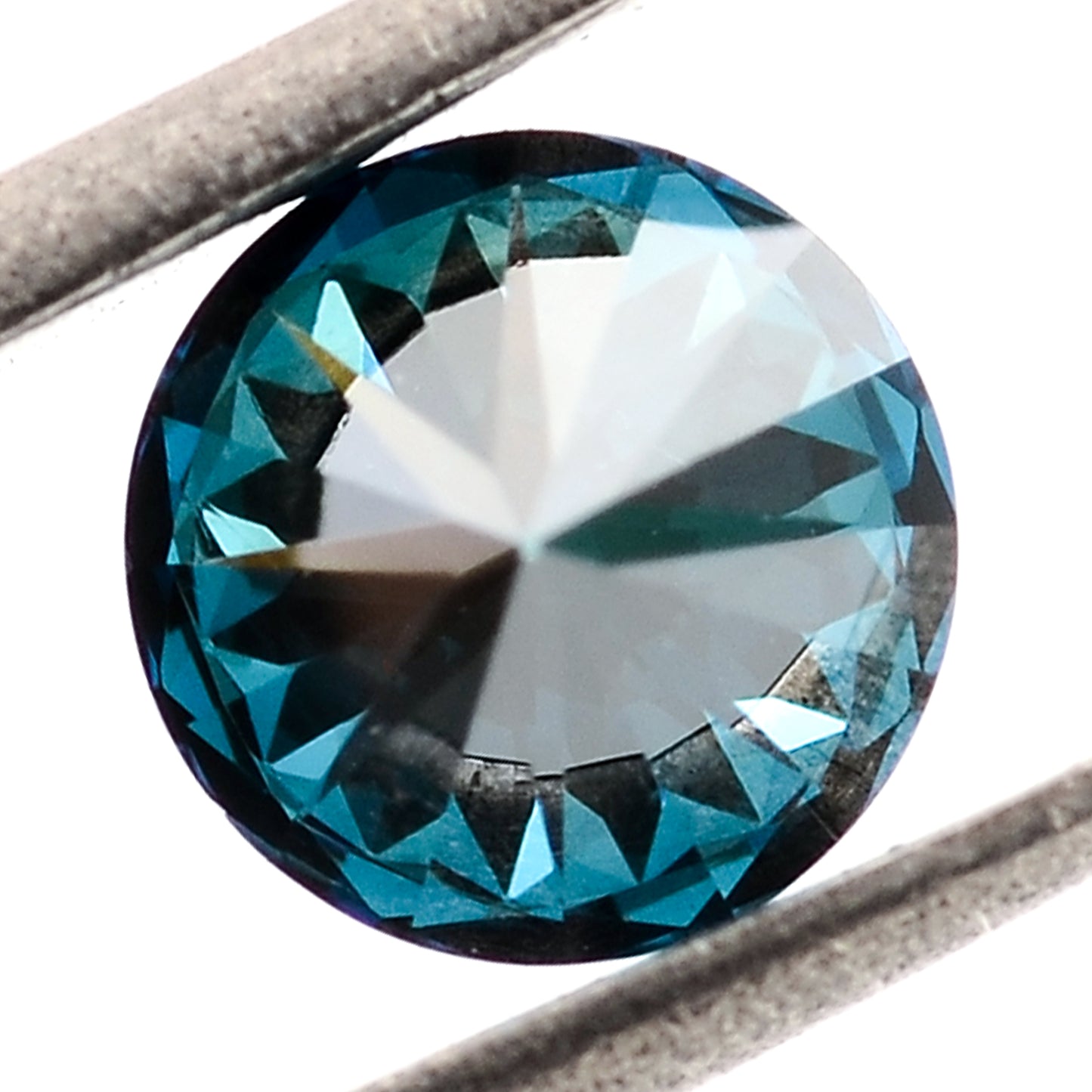 0.59 Blue Diamond Round Loose Gemstone