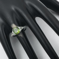 2.40 Ct Cushion Mixed Cut Natural Green Sapphire 950 Platinum Ring