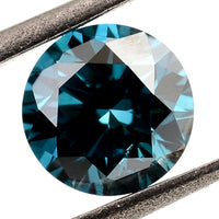0.42 Blue Diamond Round Loose Gemstone