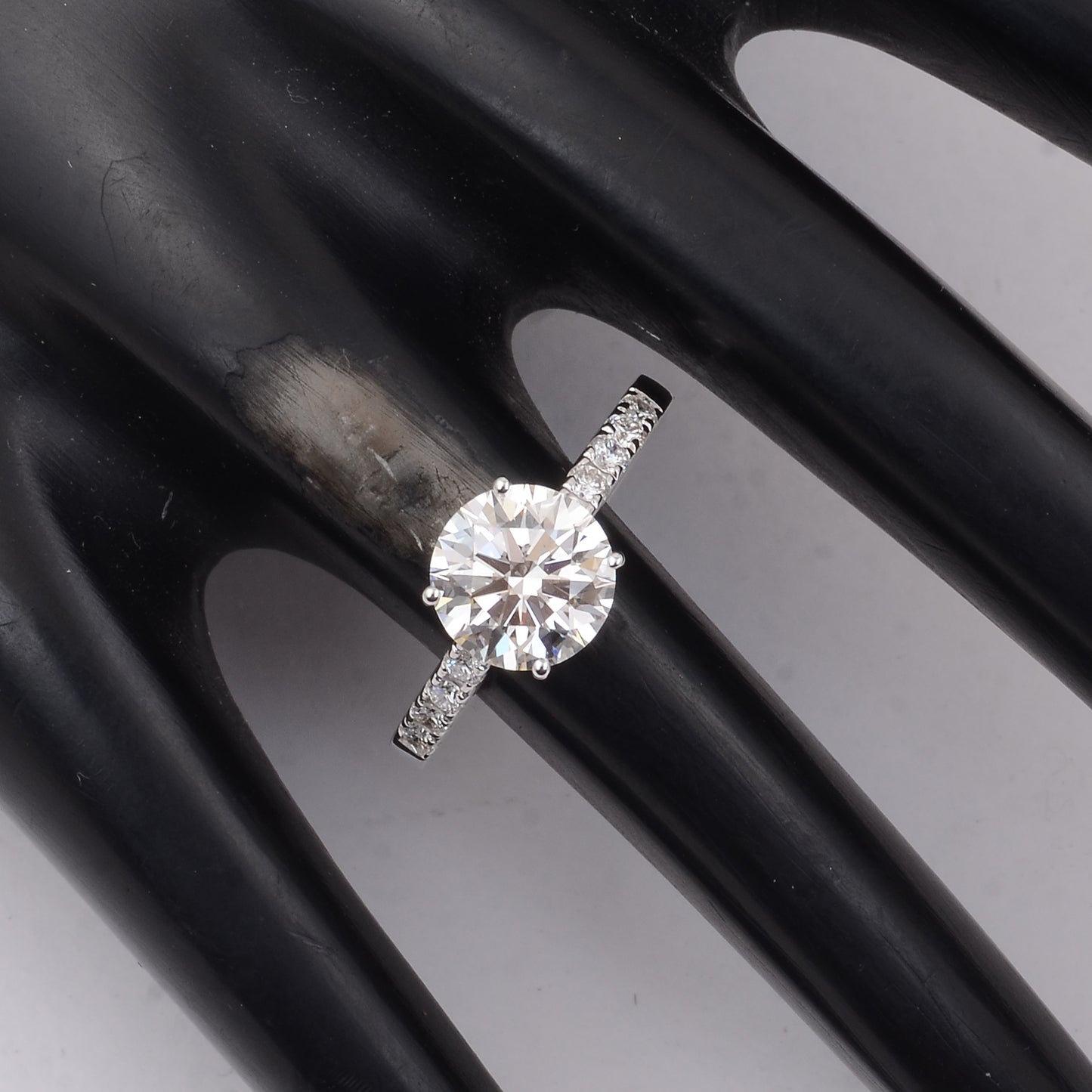 2.31 Carats Lab Grown Diamond 14K Gold Ring