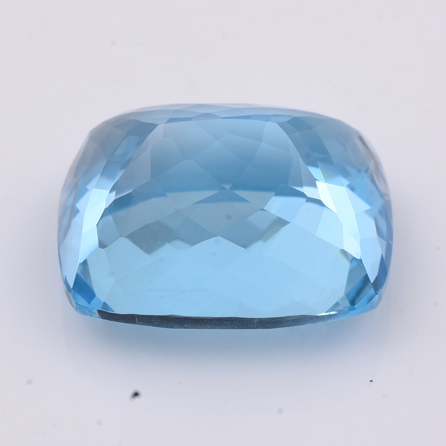 41.1 Natural Topaz Blue Topaz Rectangular Cushion Mixed Cut Gemstone