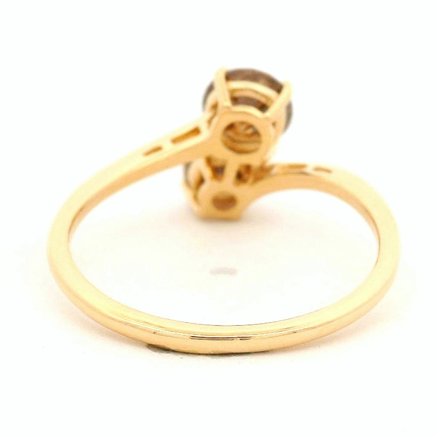 1.32 Ct Round Brown Diamond 14K Gold Ring