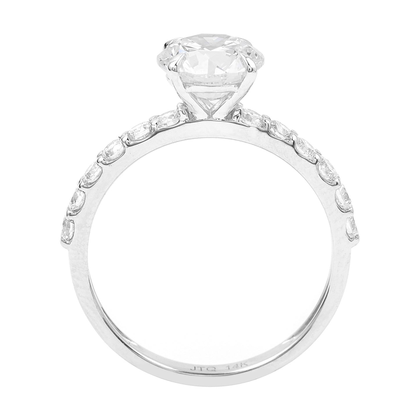 2.23 Carats Lab Grown Diamond 14K Gold Ring