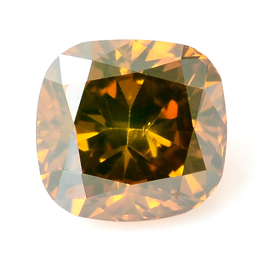 0.31 Carat Red Diamond Cushion Loose Gemstone