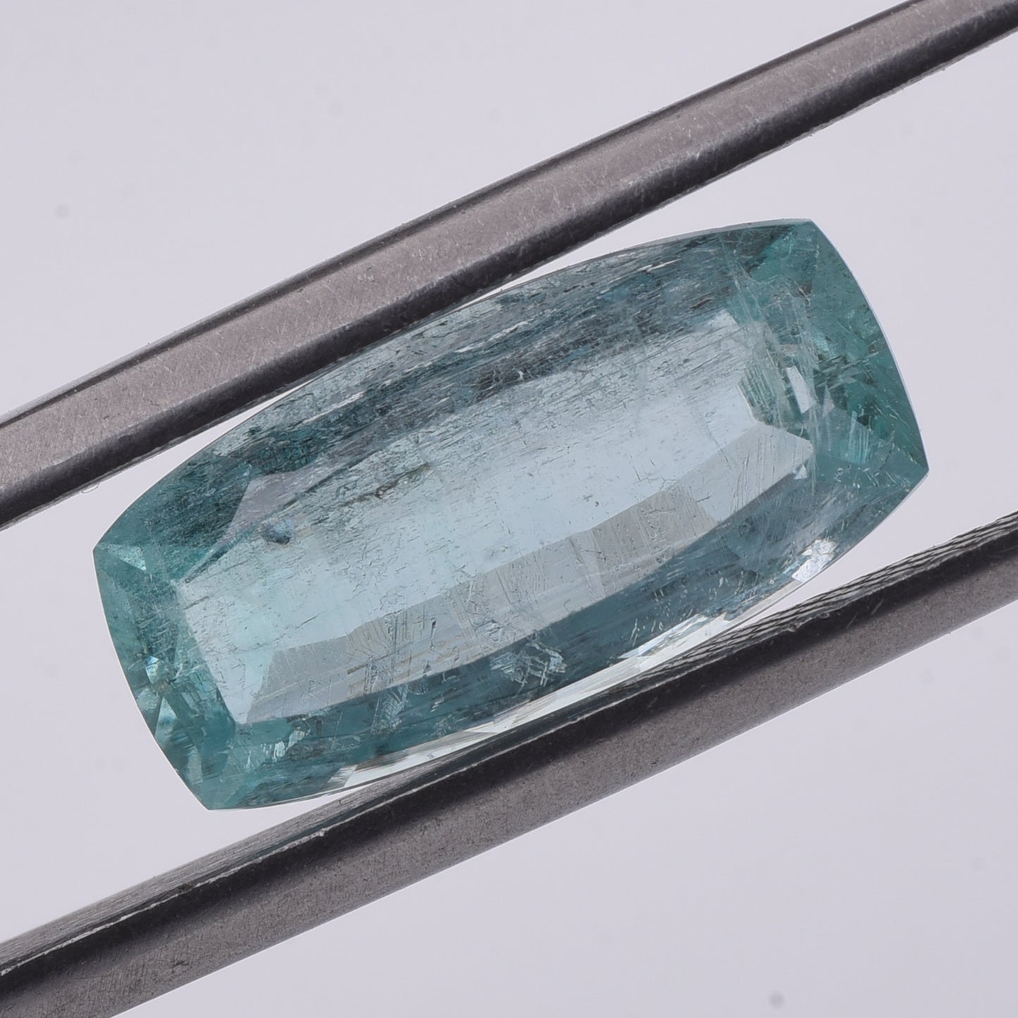 3.88 Natural Beryl Emerald Rectangular Cushion Mixed Cut Gemstone