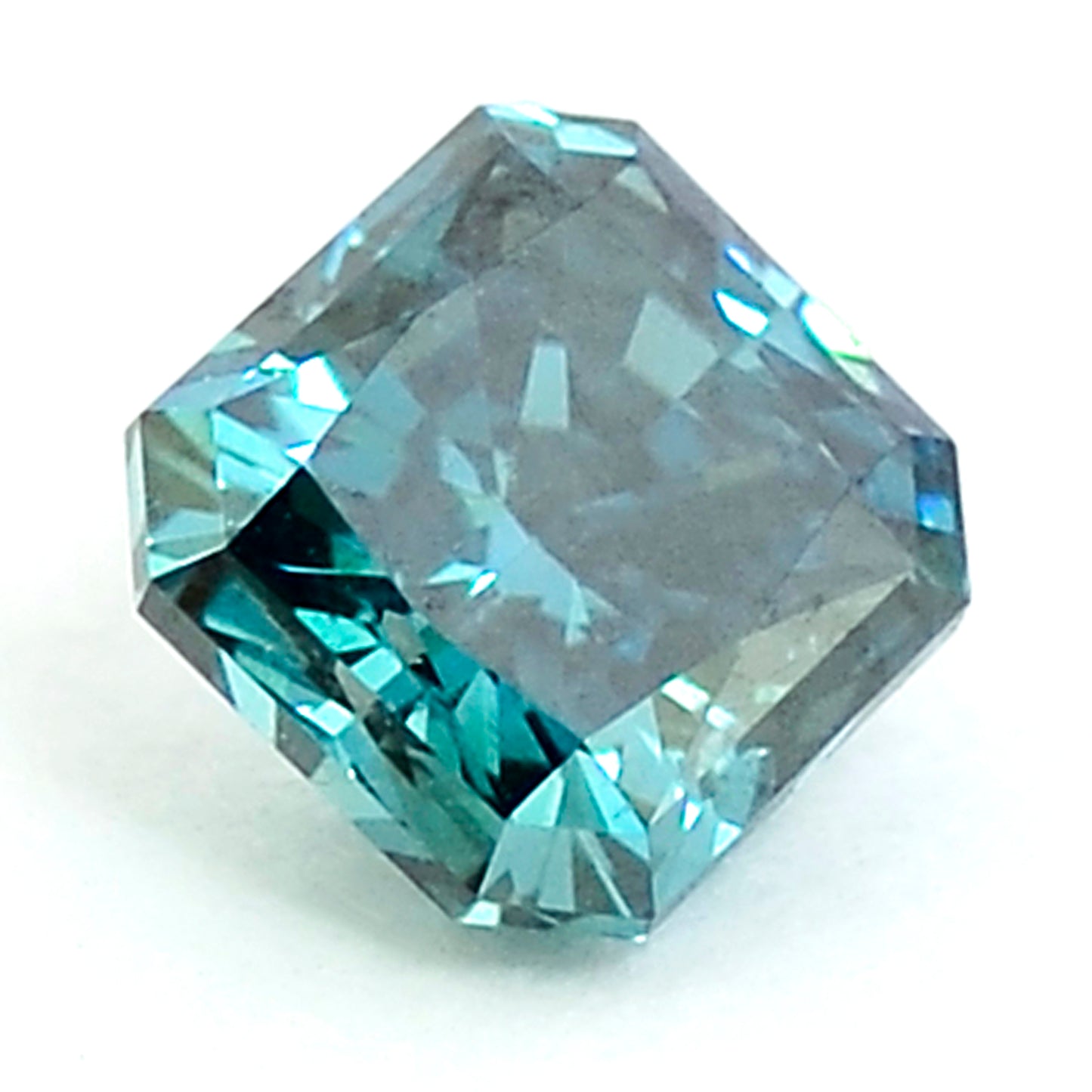 0.41 Blue Diamond Octagon Loose Diamond