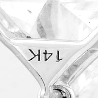 3.54 Carats Lab Grown Diamond 14K Gold Pendant