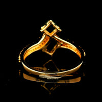 1.12 Ct Octagon Tourmaline 14K Gold Ring