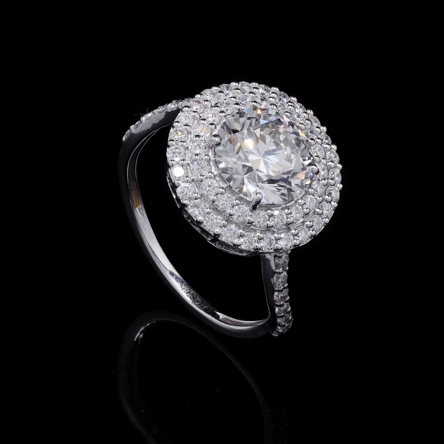 2.79 Carats Lab Grown Diamond 14K Gold Ring