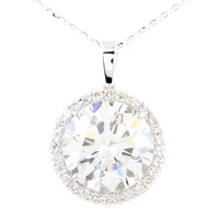 5.30 Carats Lab Grown Diamond 14K Gold Pendant