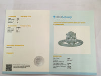 2.81 Carats Lab Grown Diamond 14K Gold Ring
