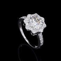 2.54 Carats Lab Grown Diamond 14K Gold Ring